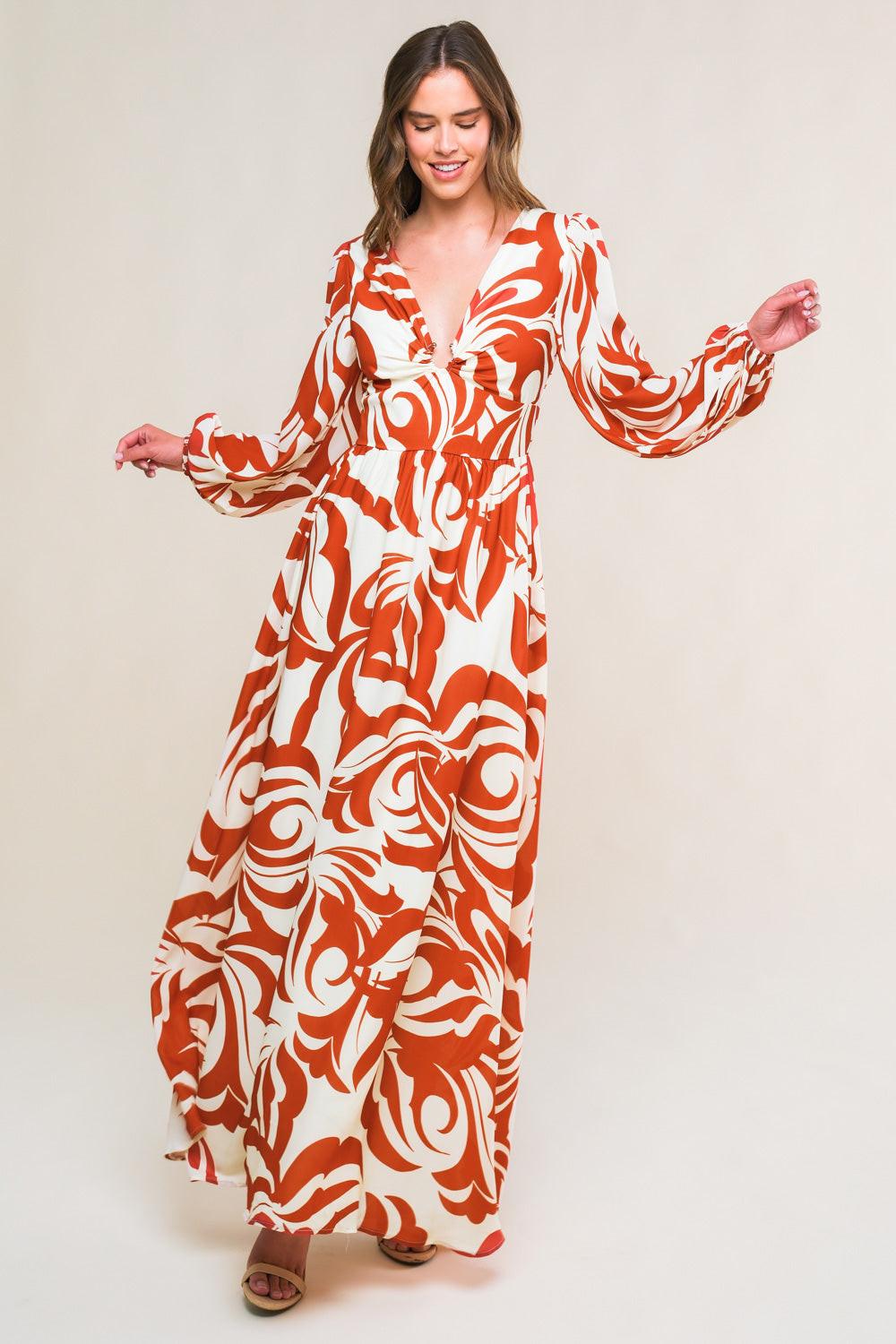 LOVE IN YOUR EYES WOVEN MAXI DRESS.