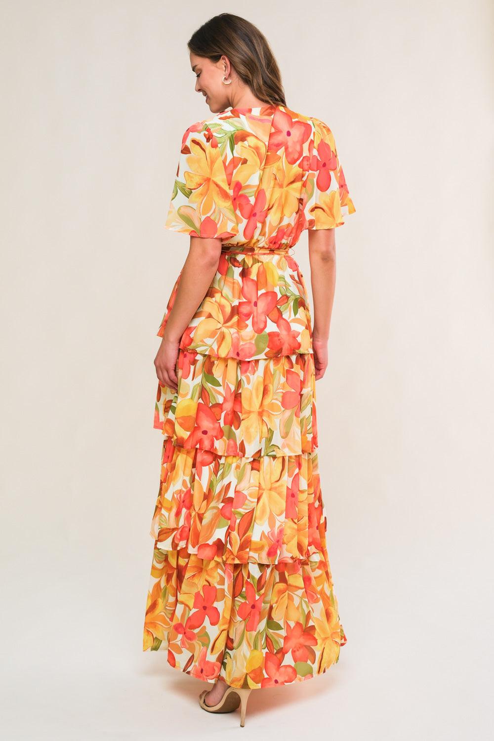 CONSISTENTLY CONFIDENT WOVEN MIDI DRESS.
