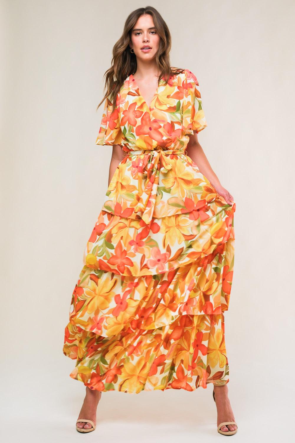 CONSISTENTLY CONFIDENT WOVEN MIDI DRESS.