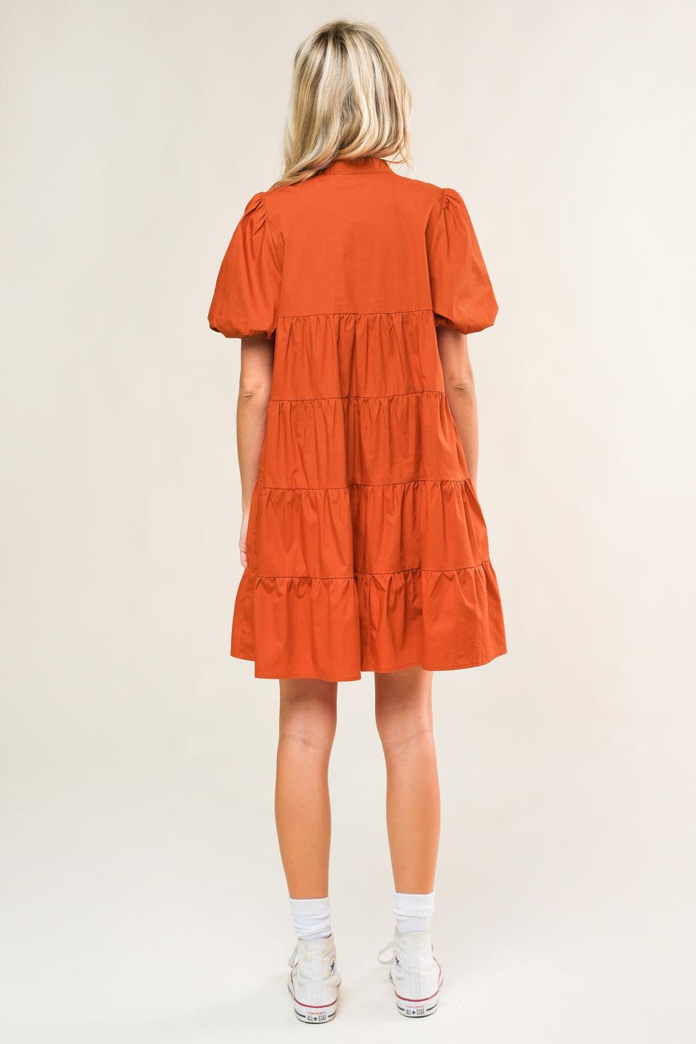 MISS AMERICAN PIE WOVEN MINI DRESS.