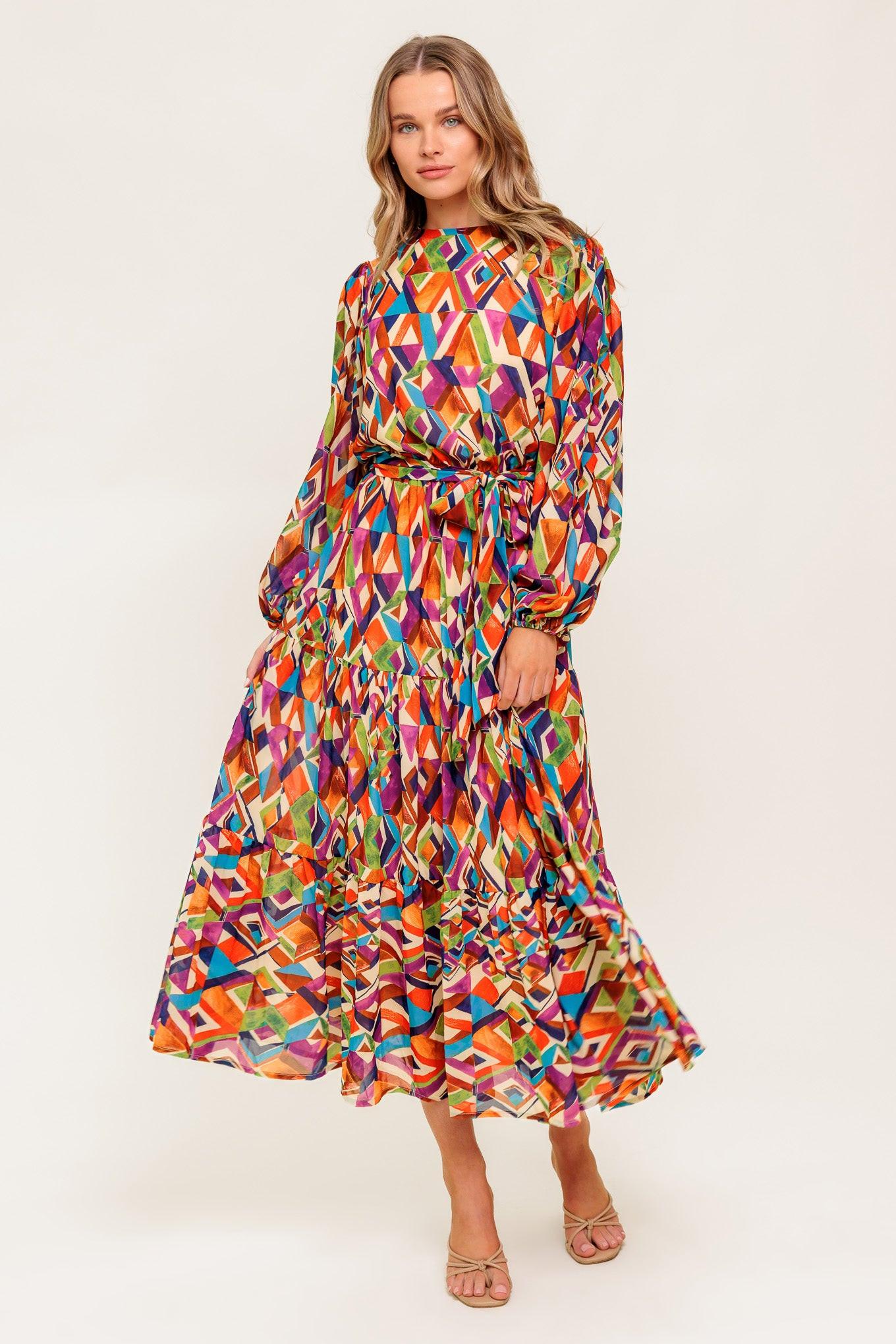 YOUR SWEETIE WOVEN MIDI DRESS.