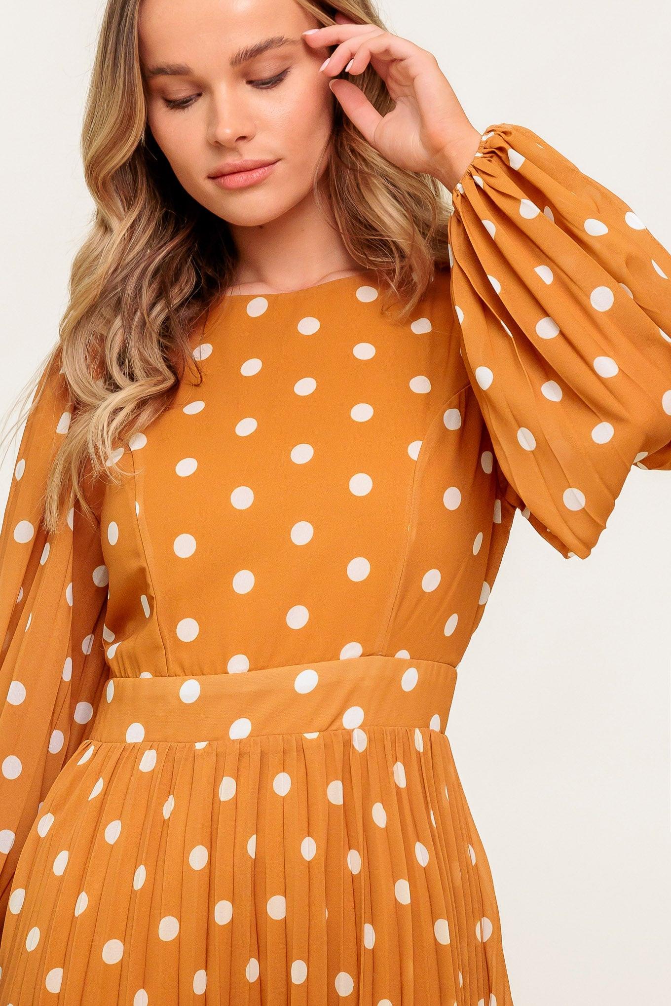MOMENT MAKER WOVEN MIDI DRESS.