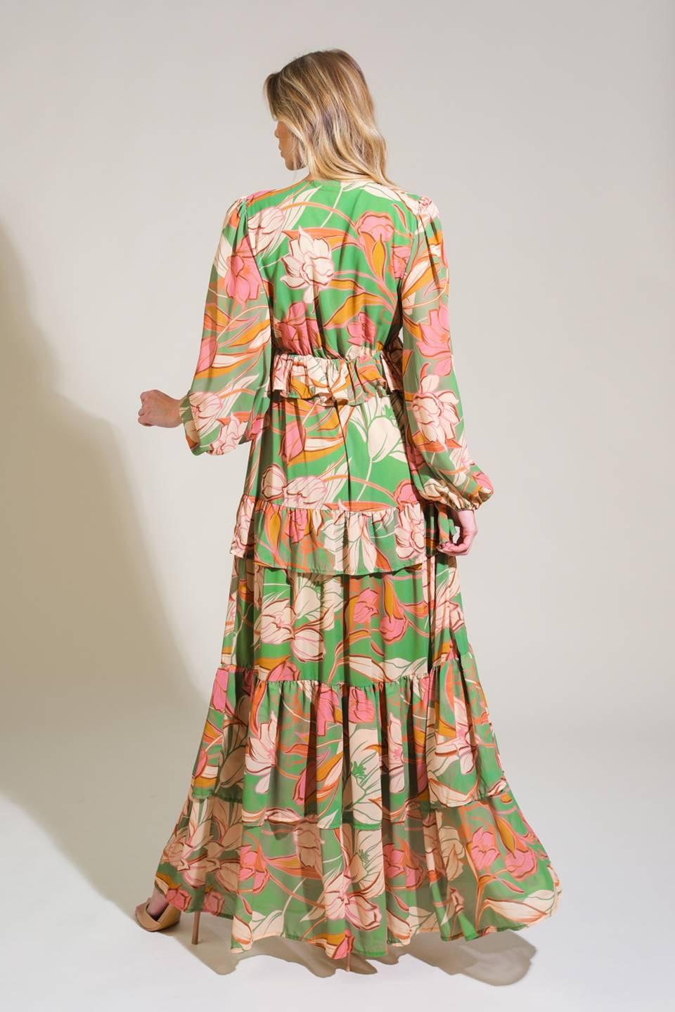 GRACE IN EVERY STEP WOVEN MAXI DRESS.