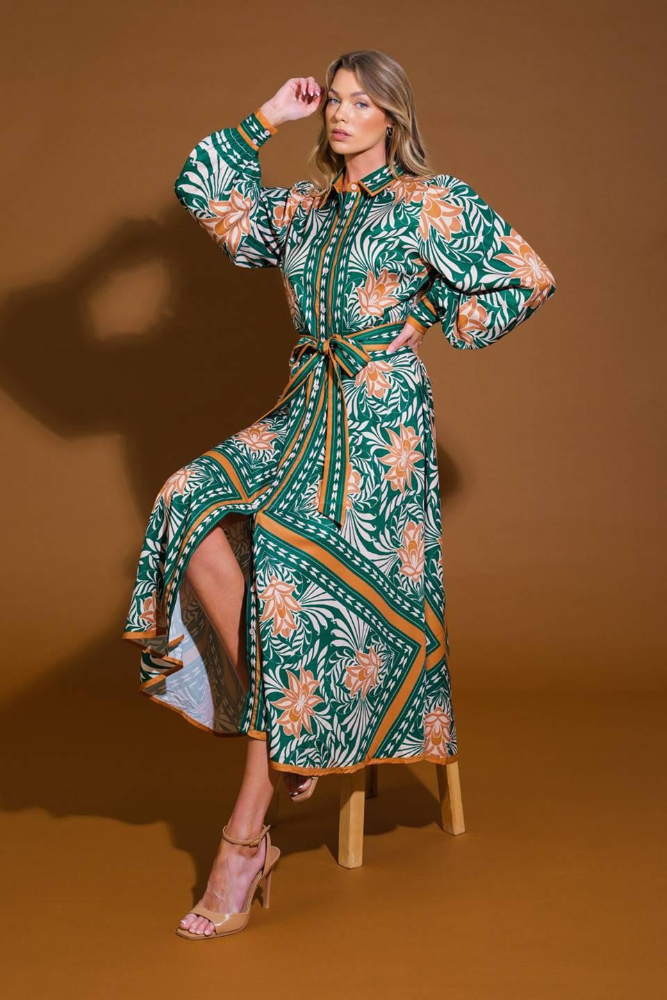 LOVE ESPRESSO WOVEN MIDI DRESS.