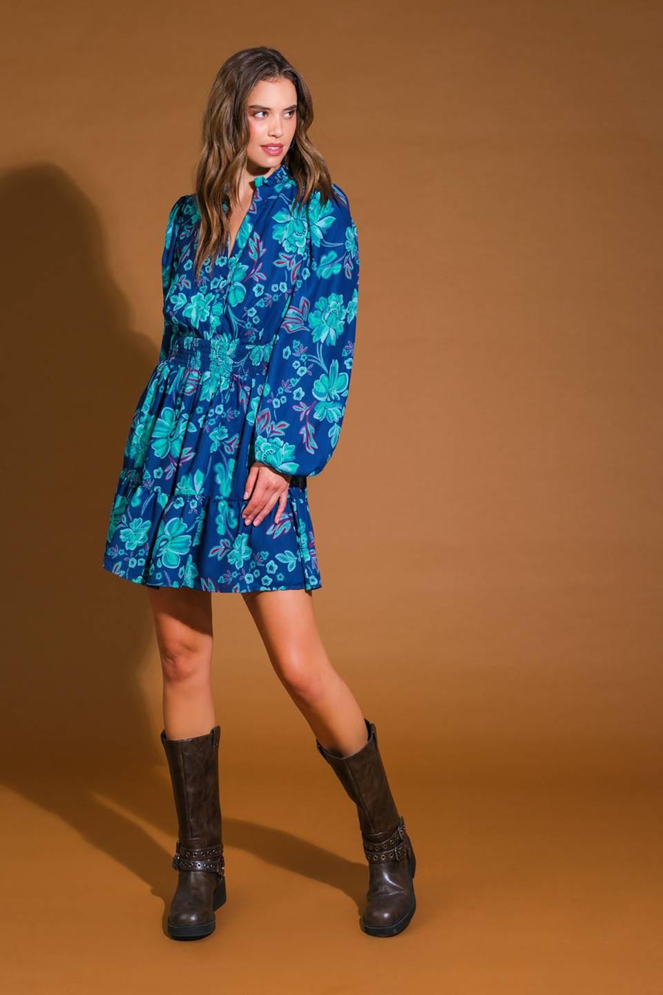 EMPHATICALLY ADORABLE WOVEN MINI DRESS.