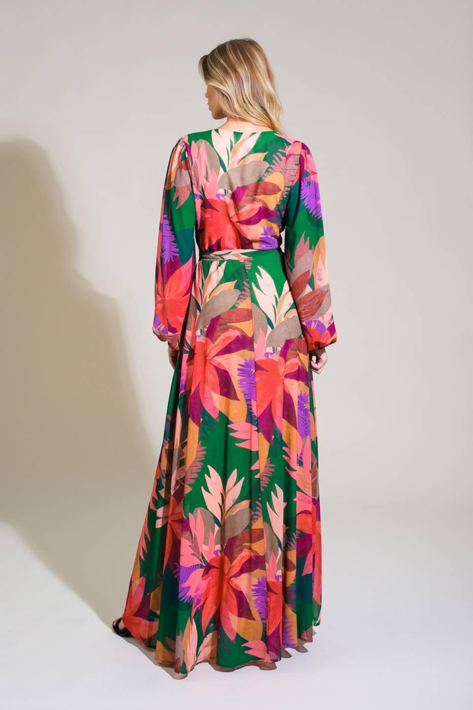 HONEY HUG WOVEN MAXI DRESS.