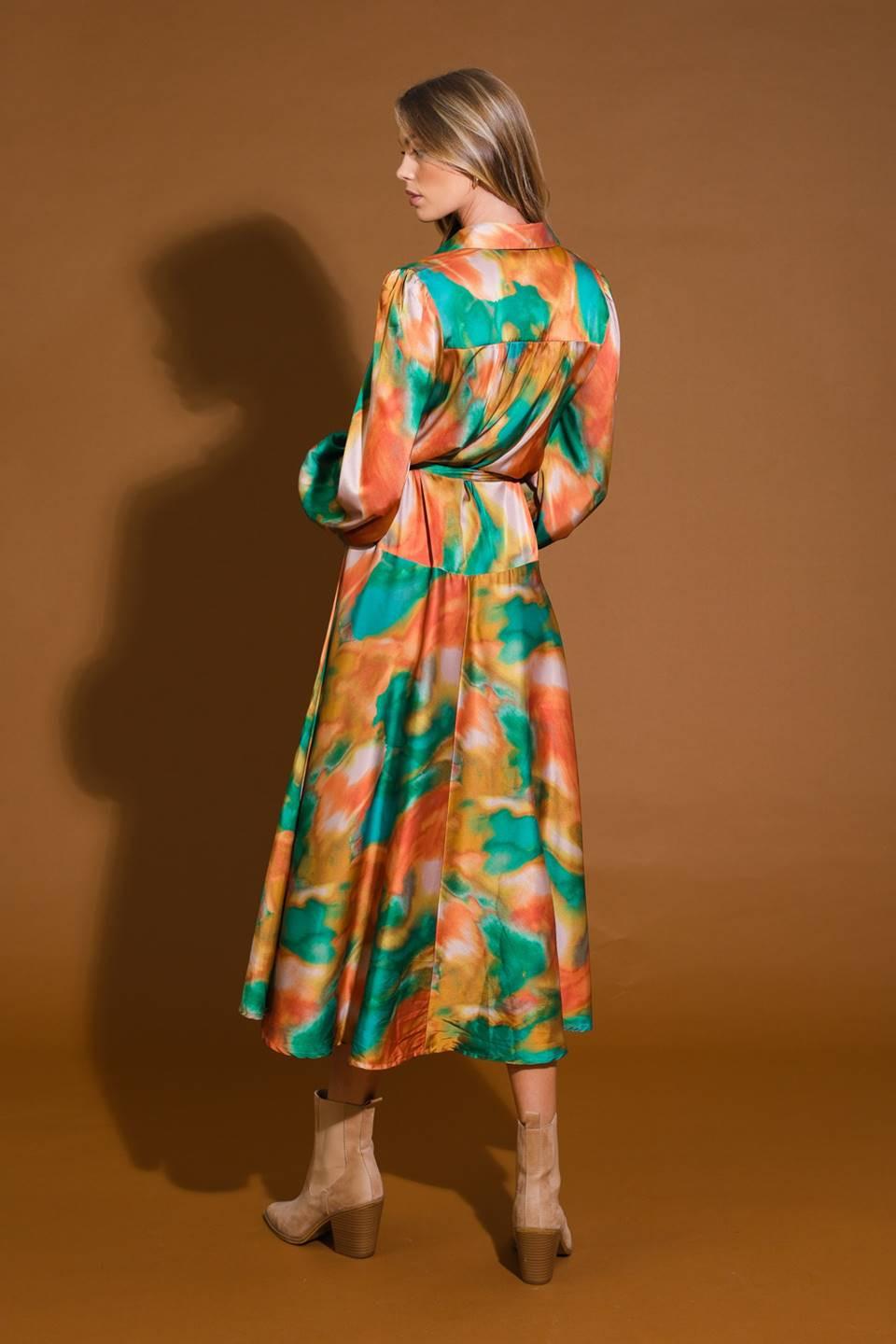 WANNA BE LOVED WOVEN MIDI DRESS.