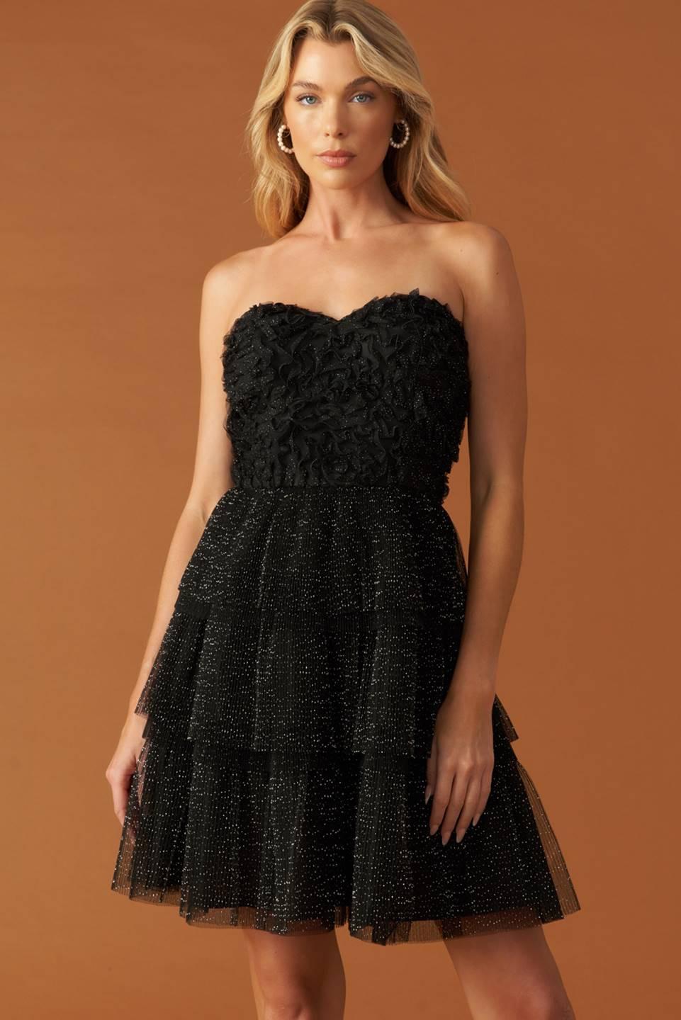 ONE THING AT A TIME WOVEN MINI DRESS.