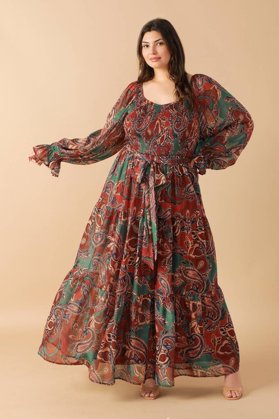 DARLING SENSATION WOVEN MAXI DRESS.