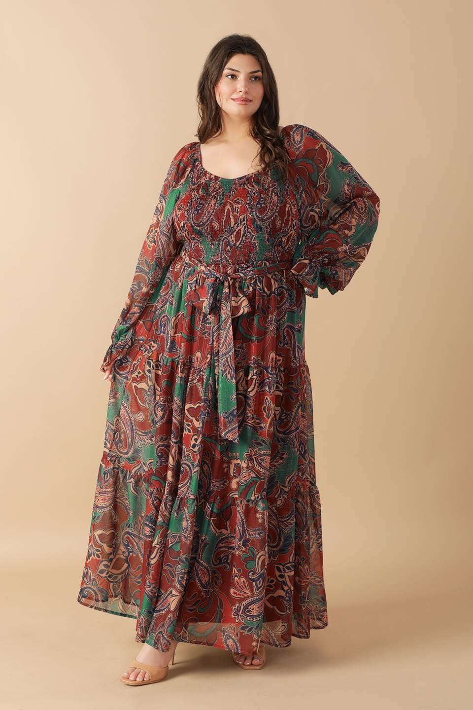 DARLING SENSATION WOVEN MAXI DRESS.