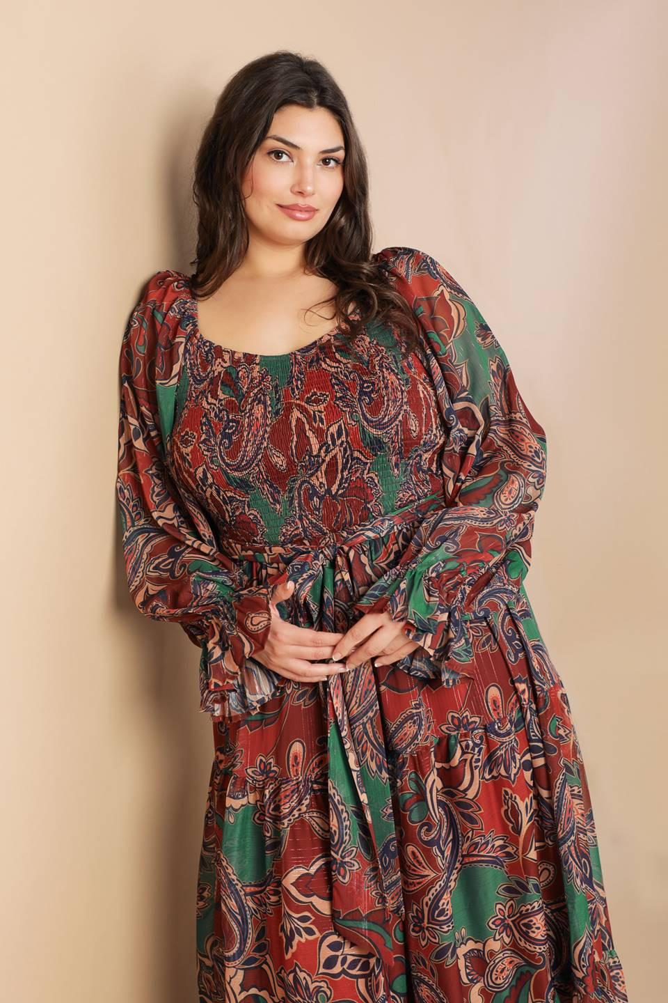 DARLING SENSATION WOVEN MAXI DRESS.