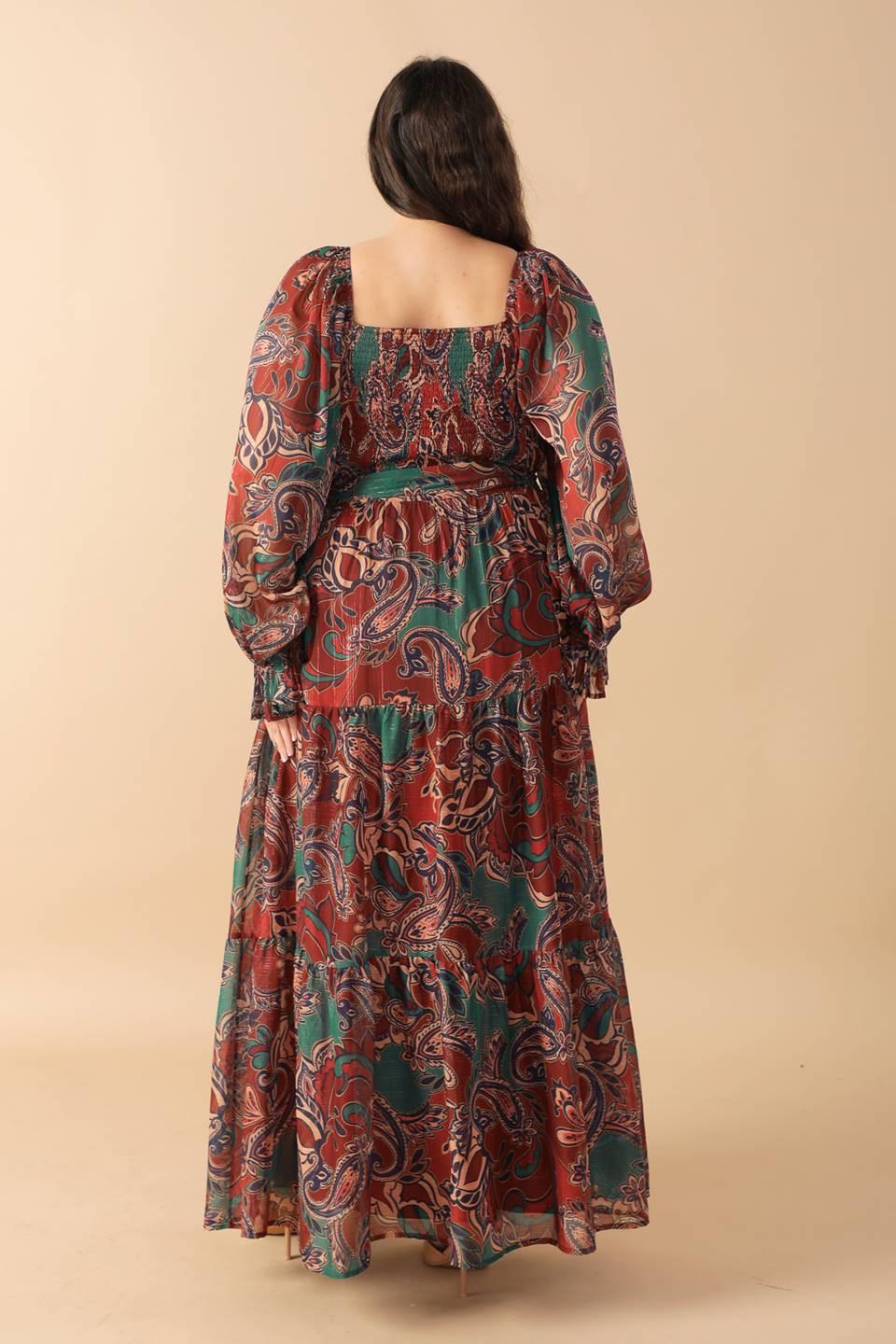 DARLING SENSATION WOVEN MAXI DRESS.