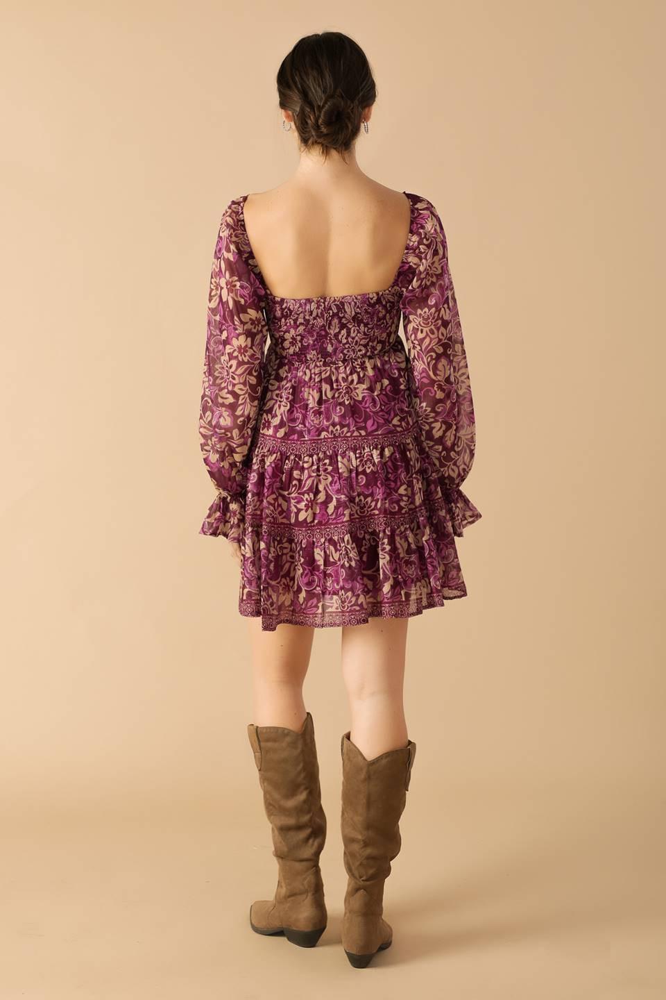 SERENE RADIANCE WOVEN MINI DRESS - Flying Tomato - DRESSES - Flying Tomato