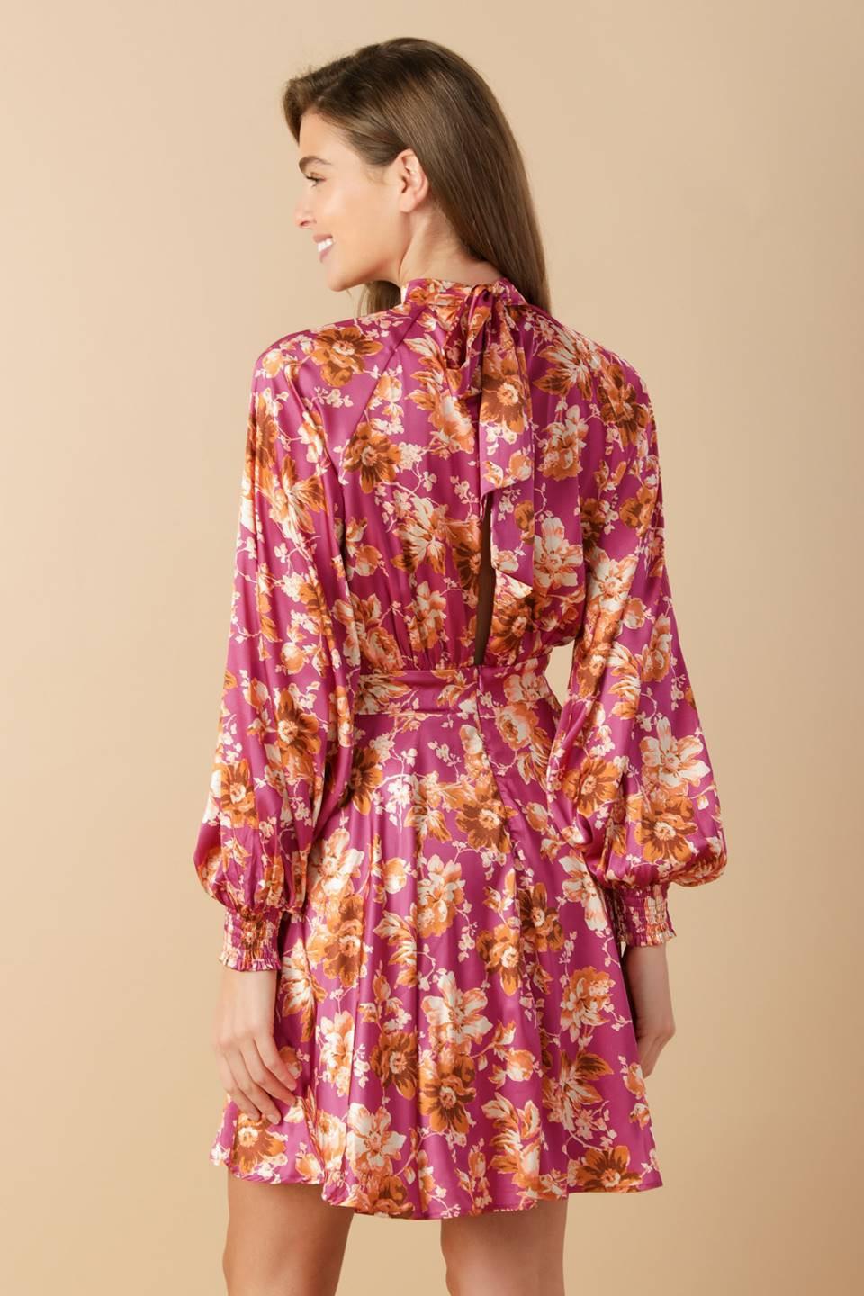 LUXE LEGACY WOVEN MINI DRESS.