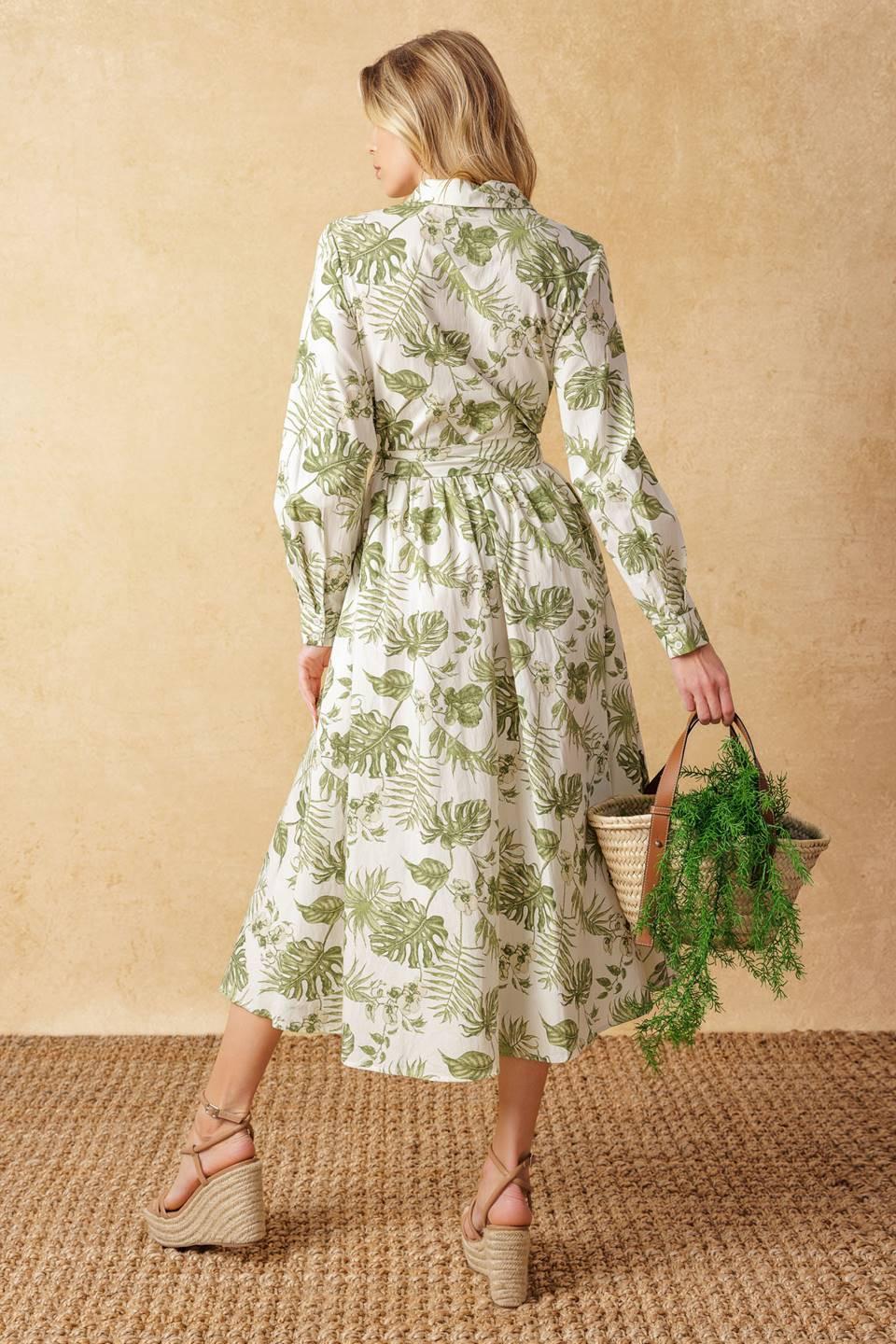 WANT YOU AROUND WOVEN MIDI DRESS - Flying Tomato - DRESSES - Flying Tomato