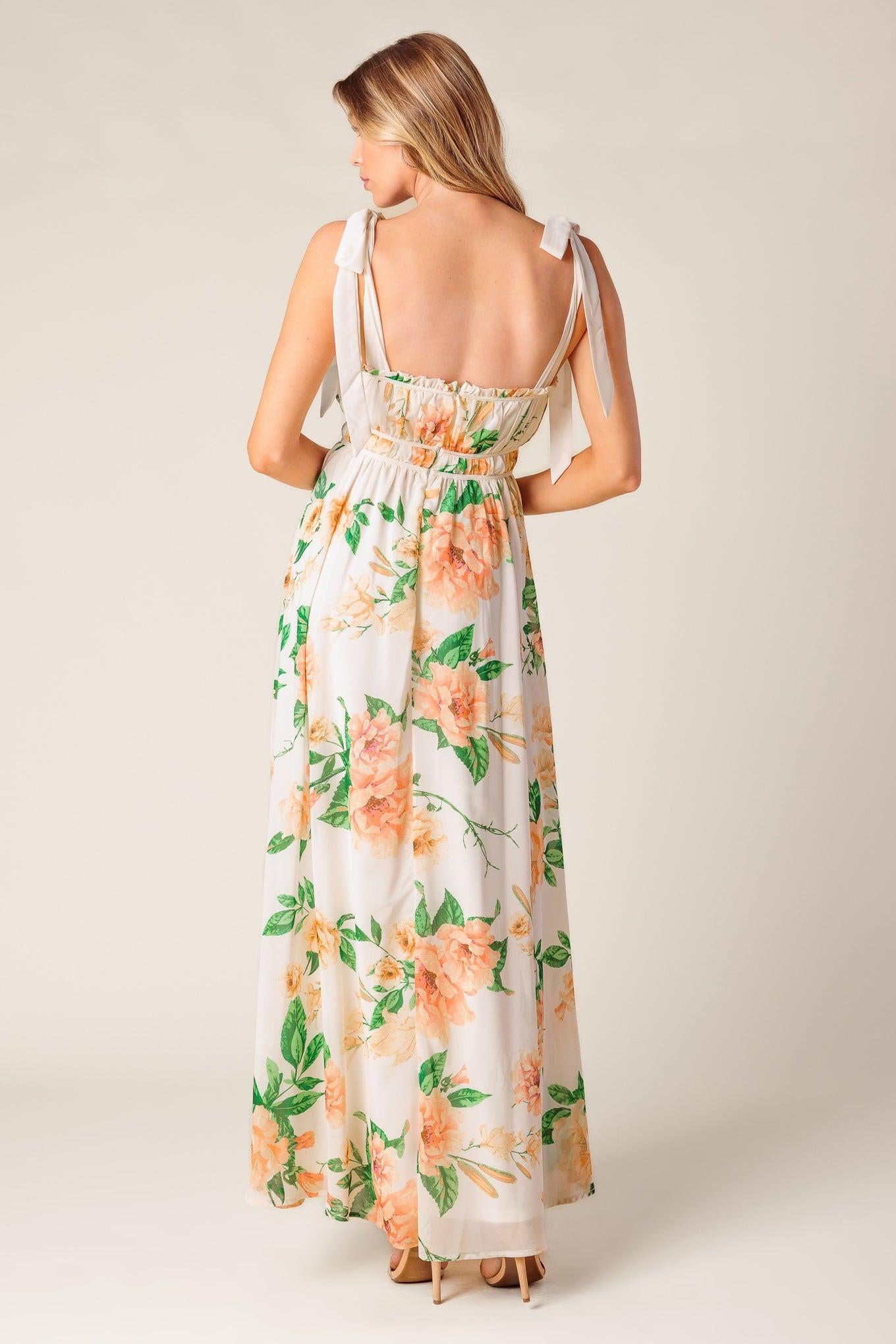 A PERFECT MATCH WOVEN MAXI DRESS.