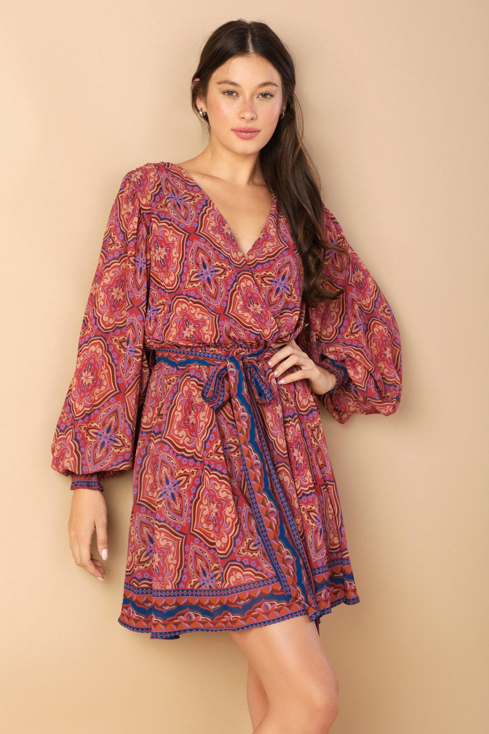 BE BETTER WOVEN MINI DRESS.