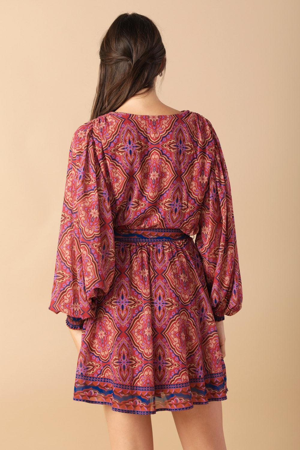 BE BETTER WOVEN MINI DRESS.