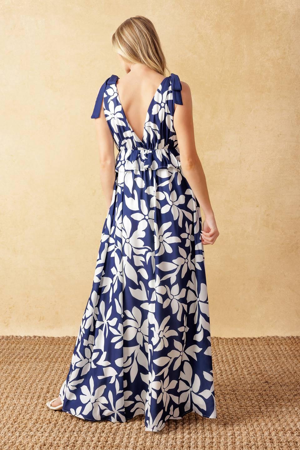 TWILIGHT VENTURE WOVEN MAXI DRESS - Flying Tomato - DRESSES - Flying Tomato