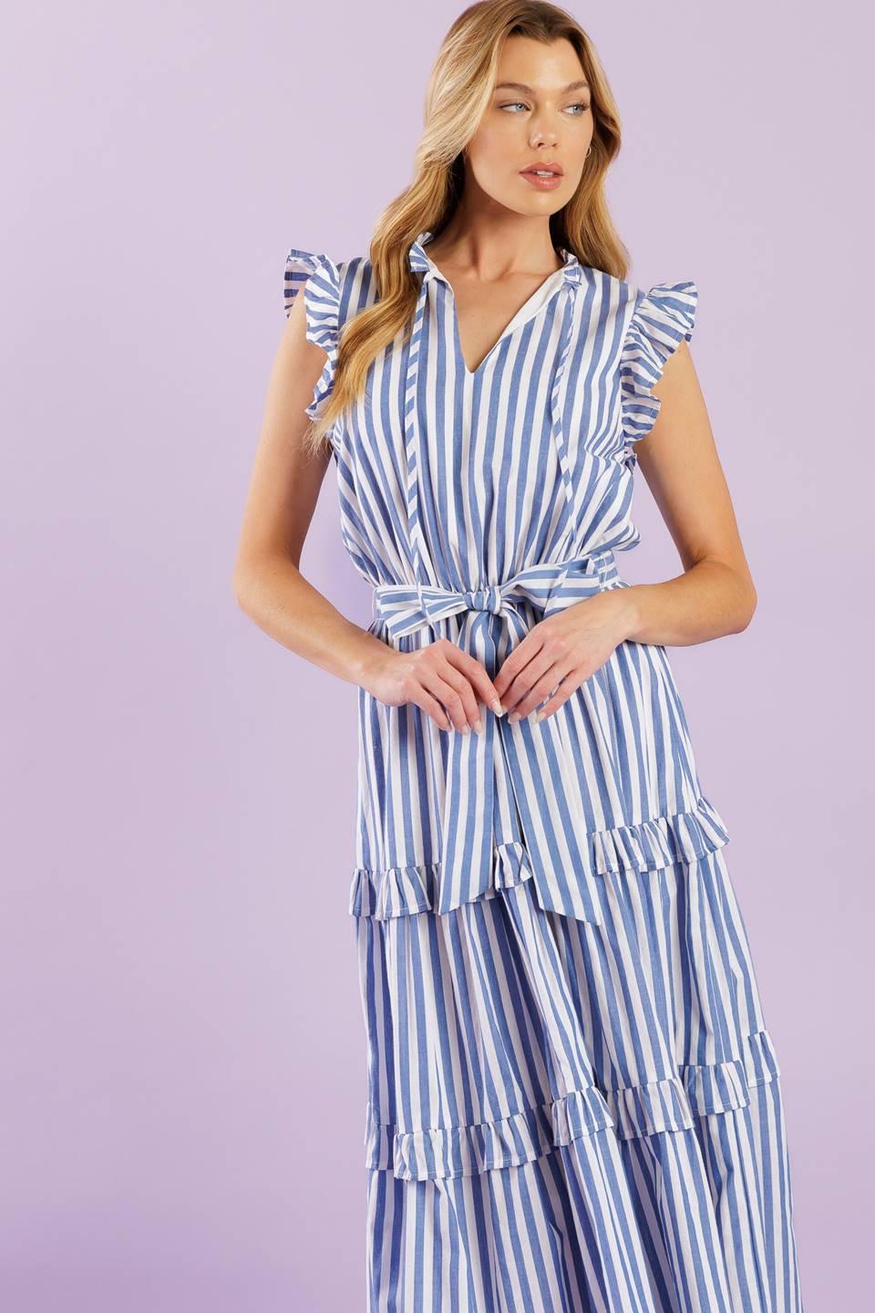 WHEN LIFE GIVES YOU WOVEN MIDI DRESS.