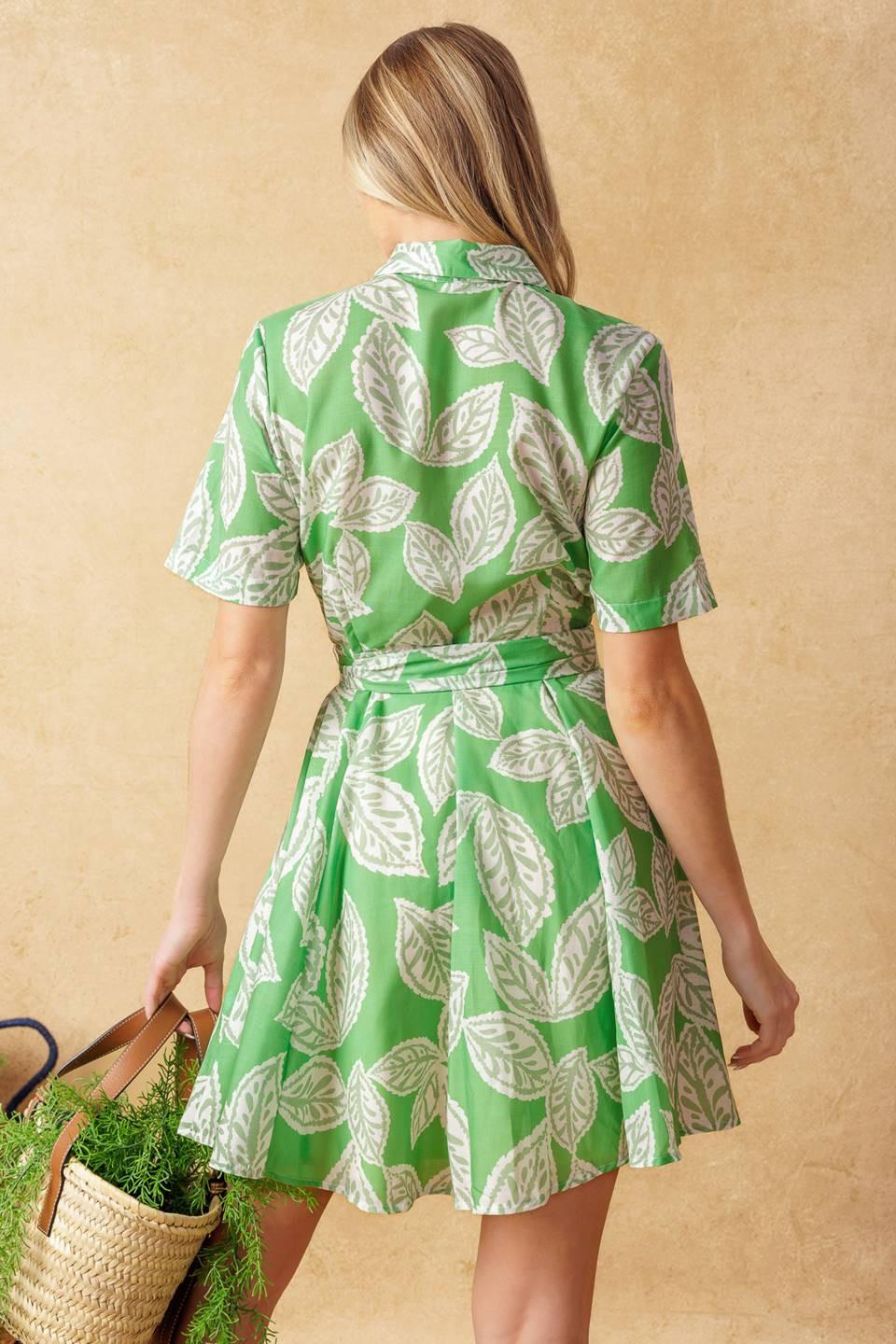 MYSTERIES OF THE NIGHT WOVEN MINI DRESS.