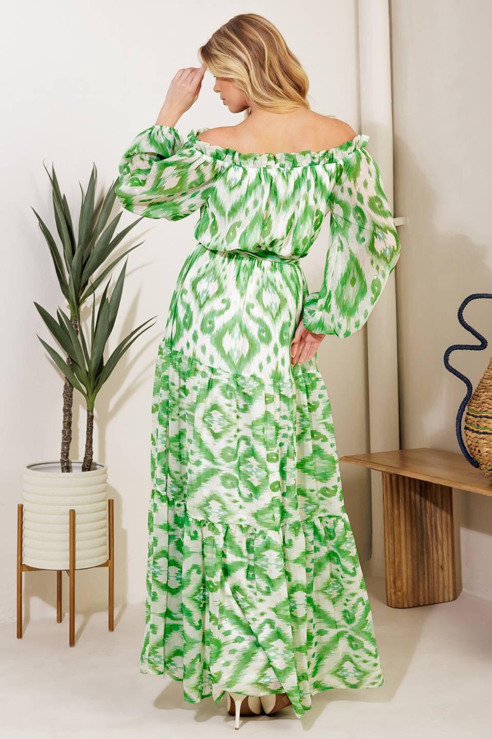 slightly off shoulder dress TWIST-OFF SHOULDER DRESS Black / S