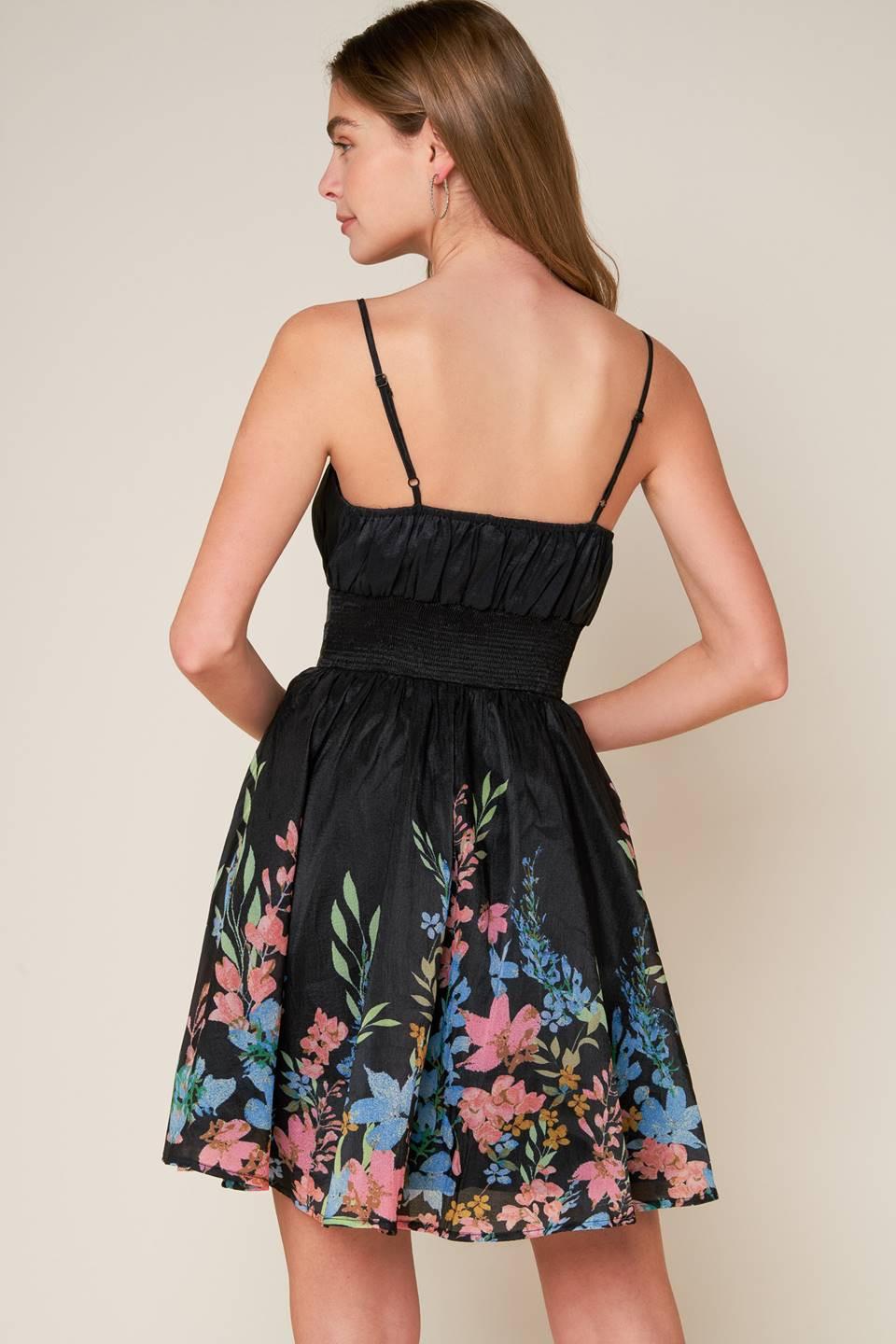 WITH THE TIDE WOVEN MINI DRESS.
