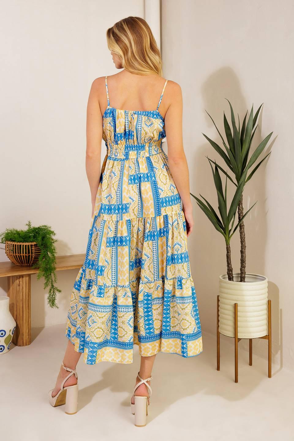 MAKING A WISH WOVEN MIDI DRESS l FLYING TOMATO – Flying Tomato