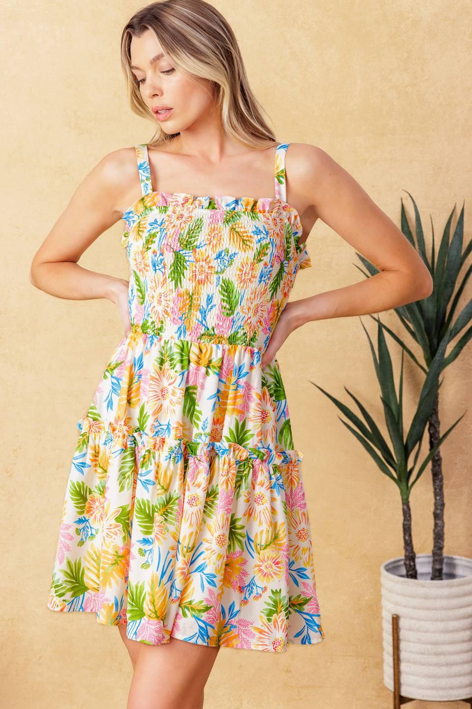 SECRET CRUSH WOVEN MINI DRESS - Flying Tomato - DRESSES - Flying Tomato