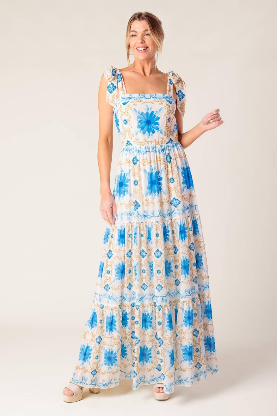 MY DEBUT WOVEN MAXI DRESS.