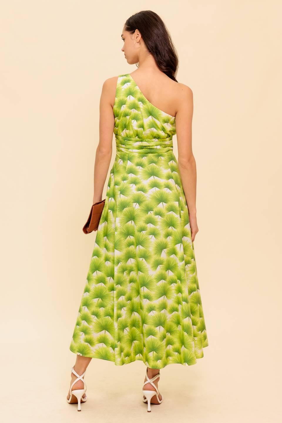 WALK IN THE GARDEN WOVEN MDI DRESS.