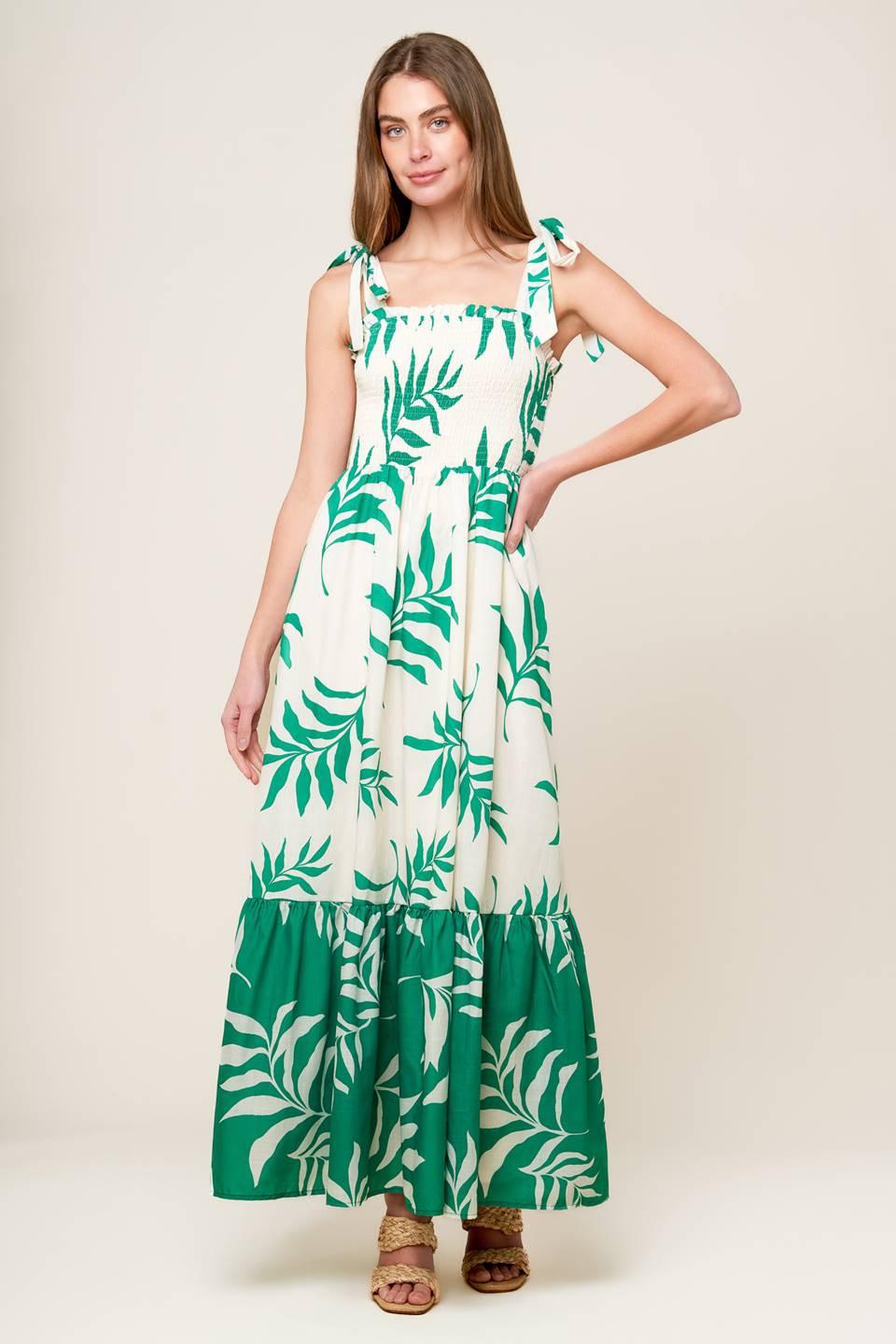 DREAM WITH ME WOVEN MAXI DRESS.