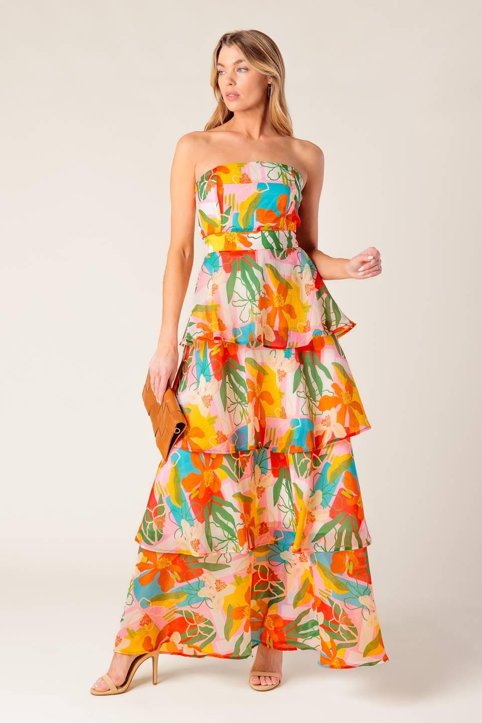 AVANT Polka Dot WOVEN MIDI DRESS Flying Tomato Sundress Beach Resort