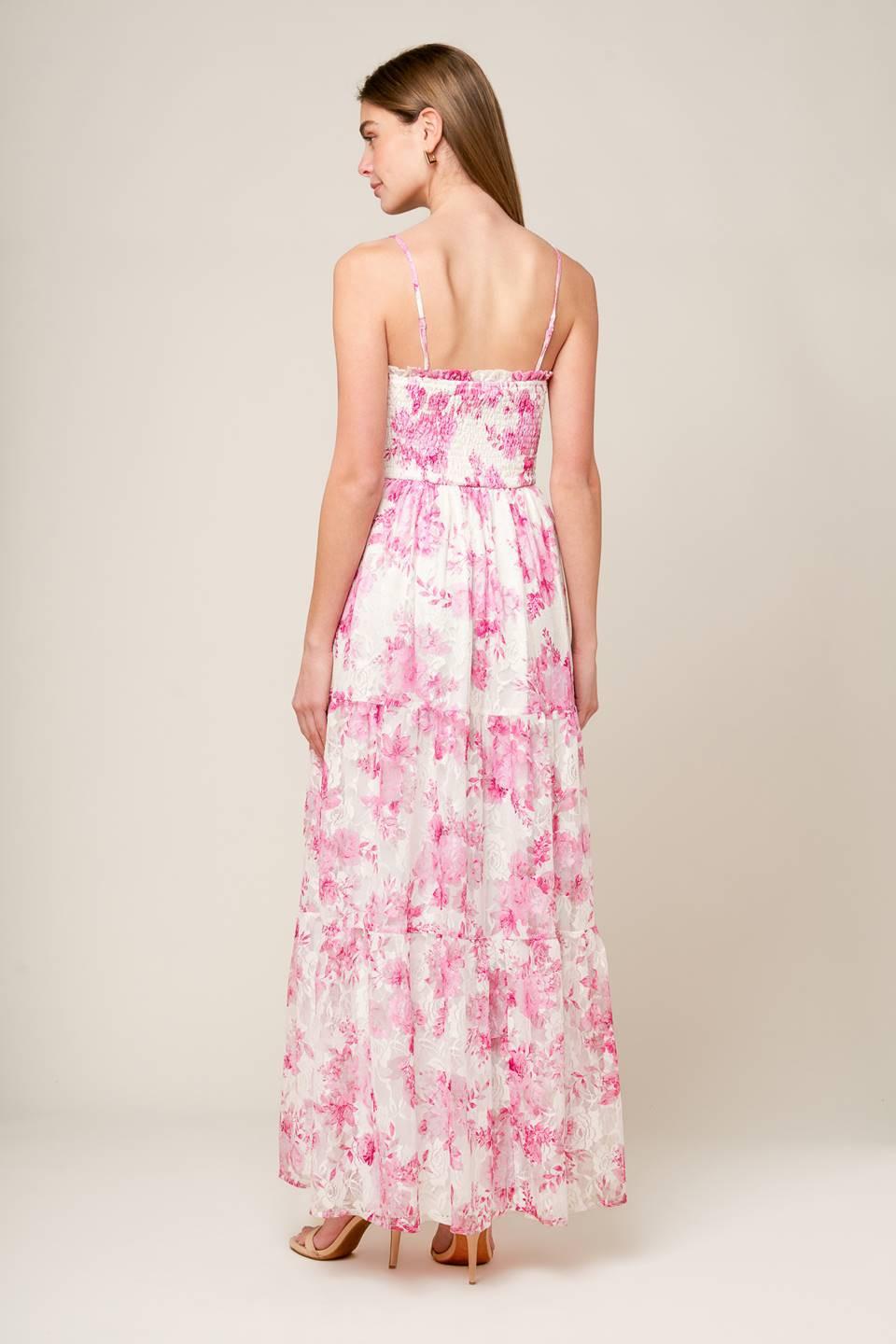 IN THIS MOMENT WOVEN LACE MAXI DRESS.