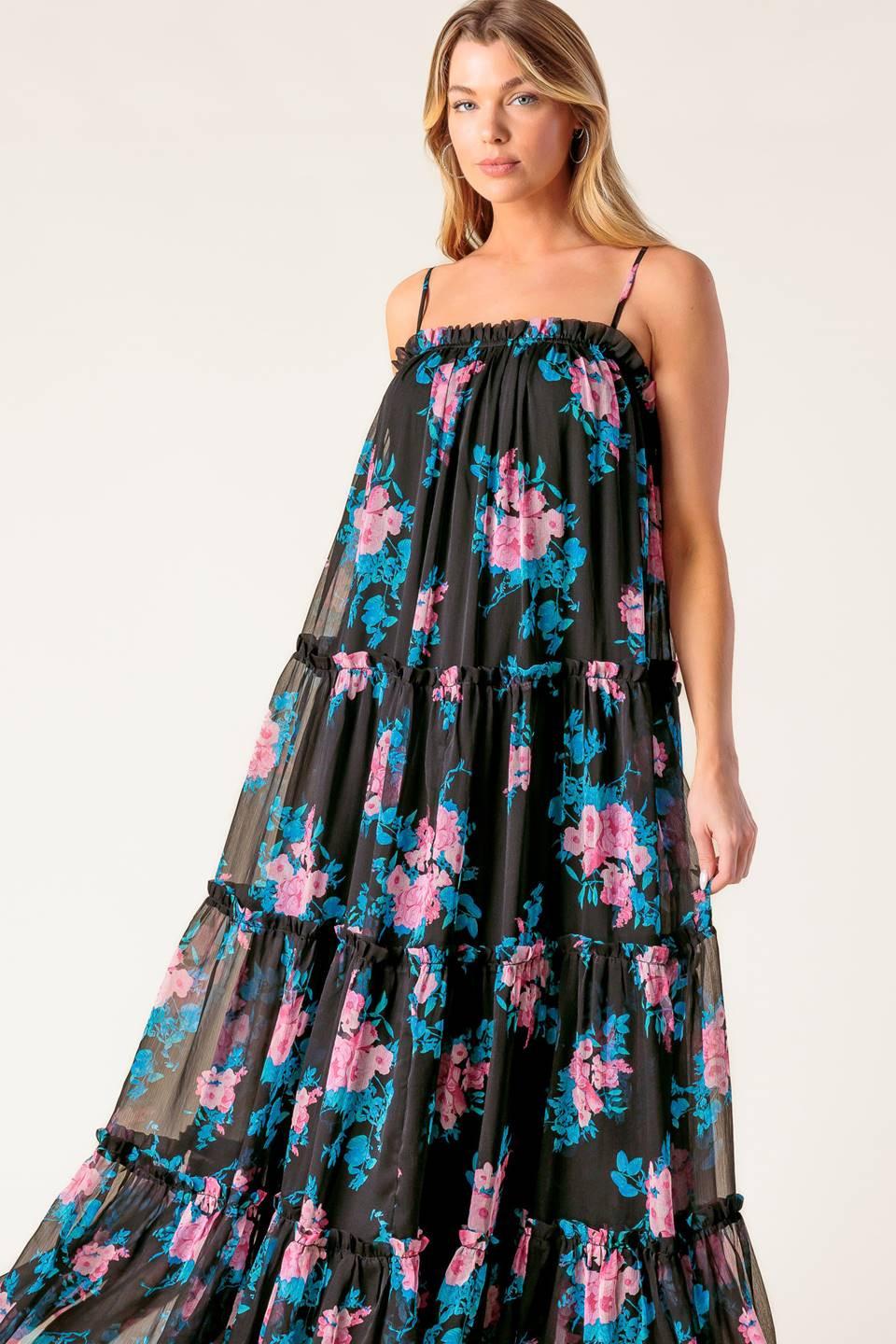 IN THE SPOTLIGHT WOVEN MAXI DRESS