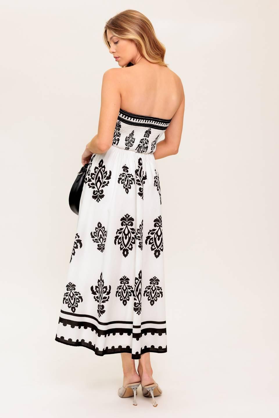 MYSTIC TWILIGHT WOVEN MDI DRESS.