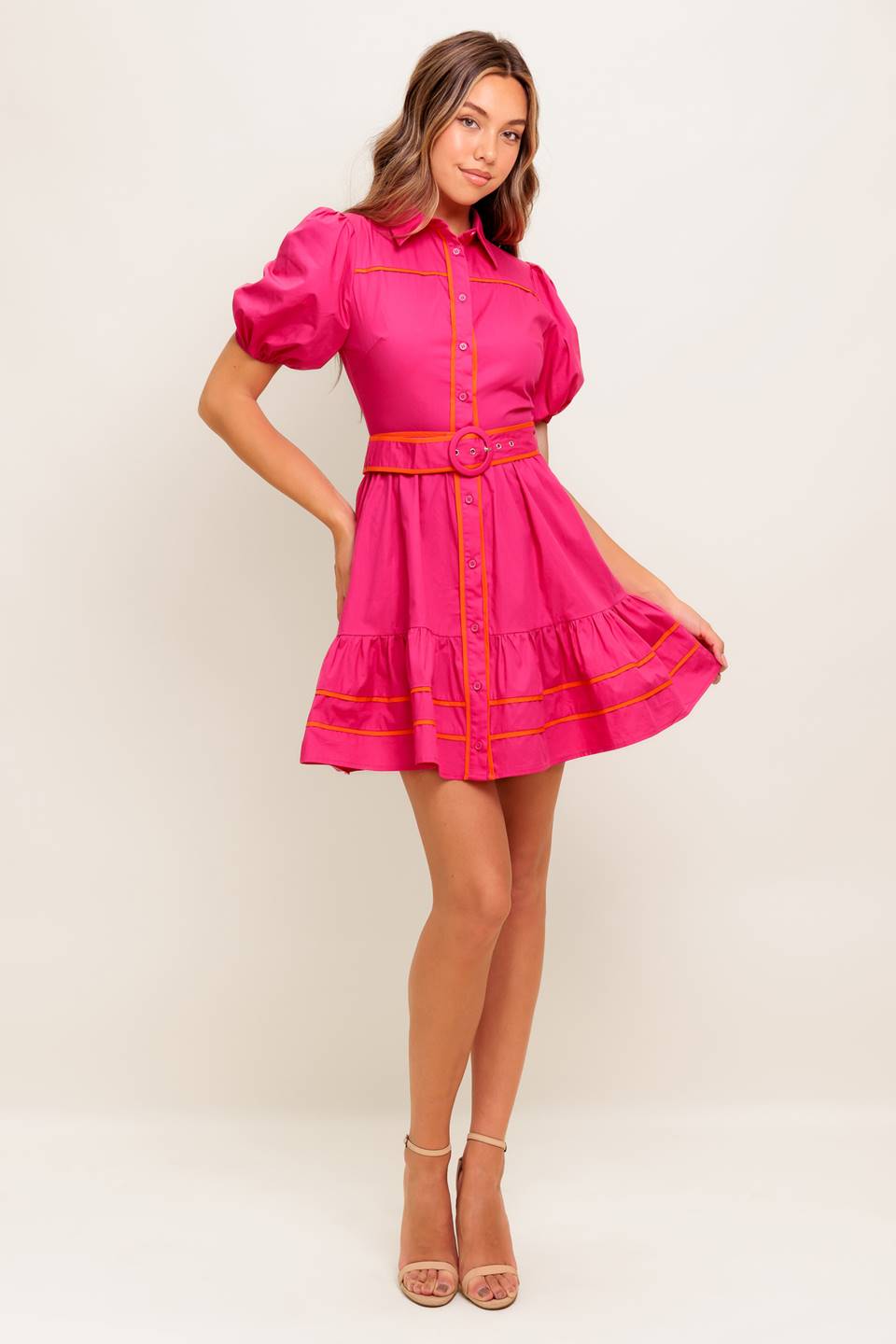 PARADISE FOUND WOVEN MINI DRESS