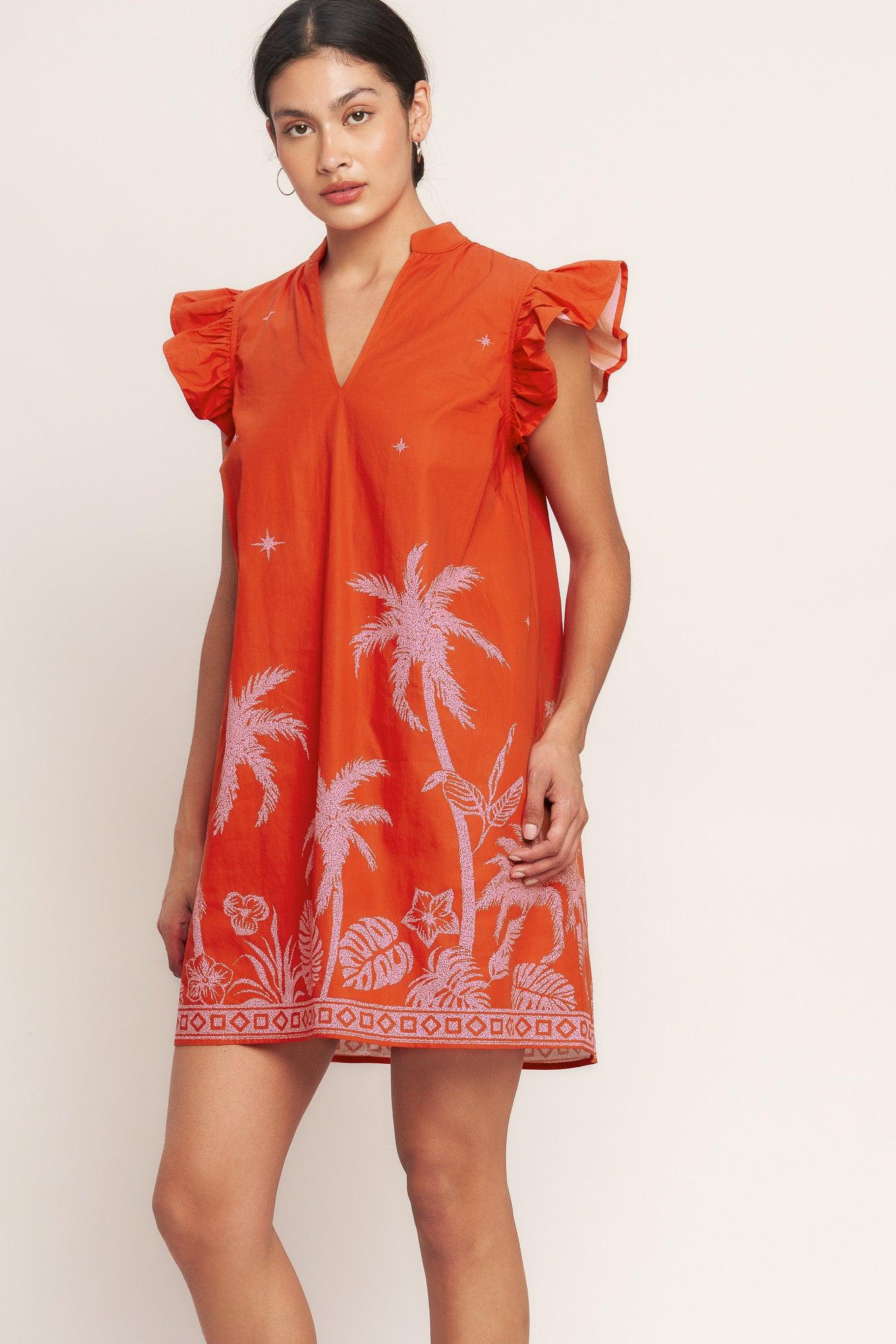ISLAND STATE OF MIND WOVEN MINI DRESS - Flying Tomato - DRESSES - Flying Tomato