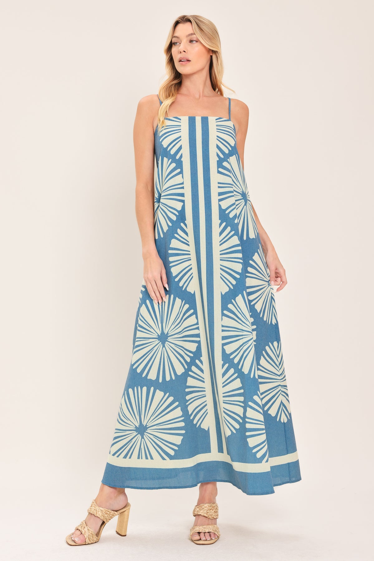 BLUE LAGOON DREAM WOVEN MAXI DRESS l FLYING TOMATO – Flying Tomato