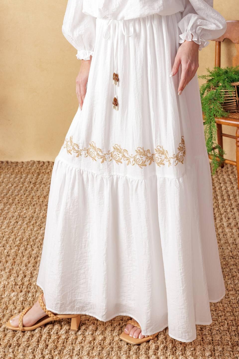 FULL SPEED AHEAD WOVEN MAXI SKIRT - Flying Tomato - SKIRTS - Flying Tomato