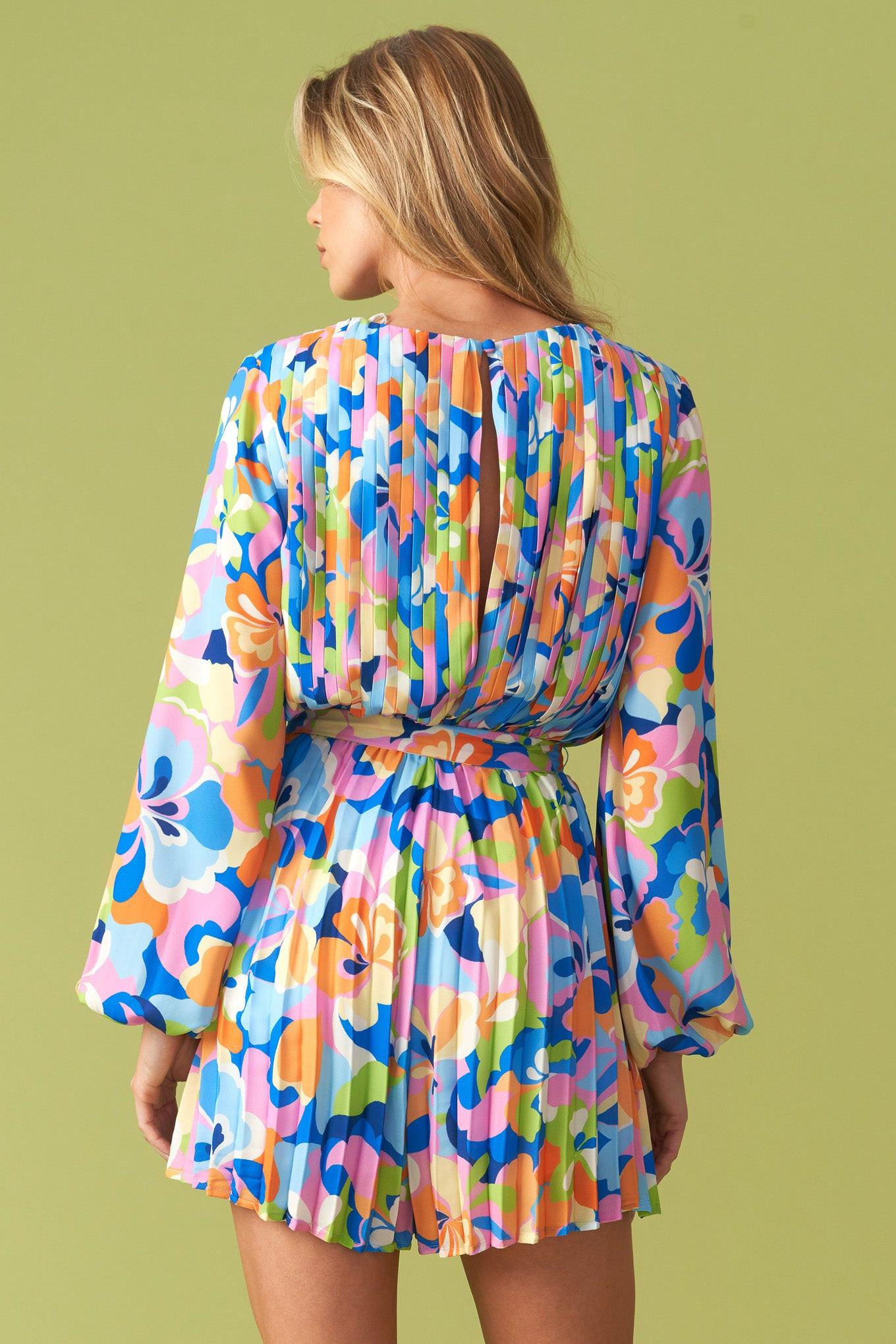 YES PLEASE WOVEN ROMPER.