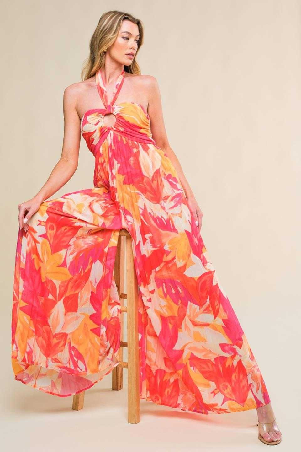 HELLO GORGEOUS WOVEN JUMPSUIT.
