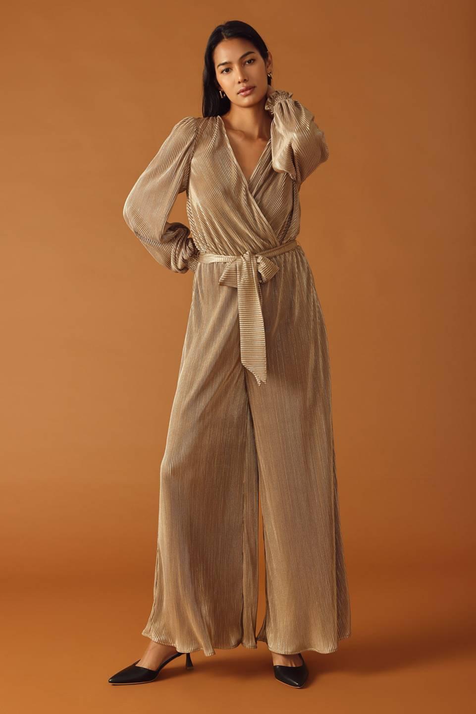 MOMENTS OF CLARITY WOVEN JUMPSUIT.