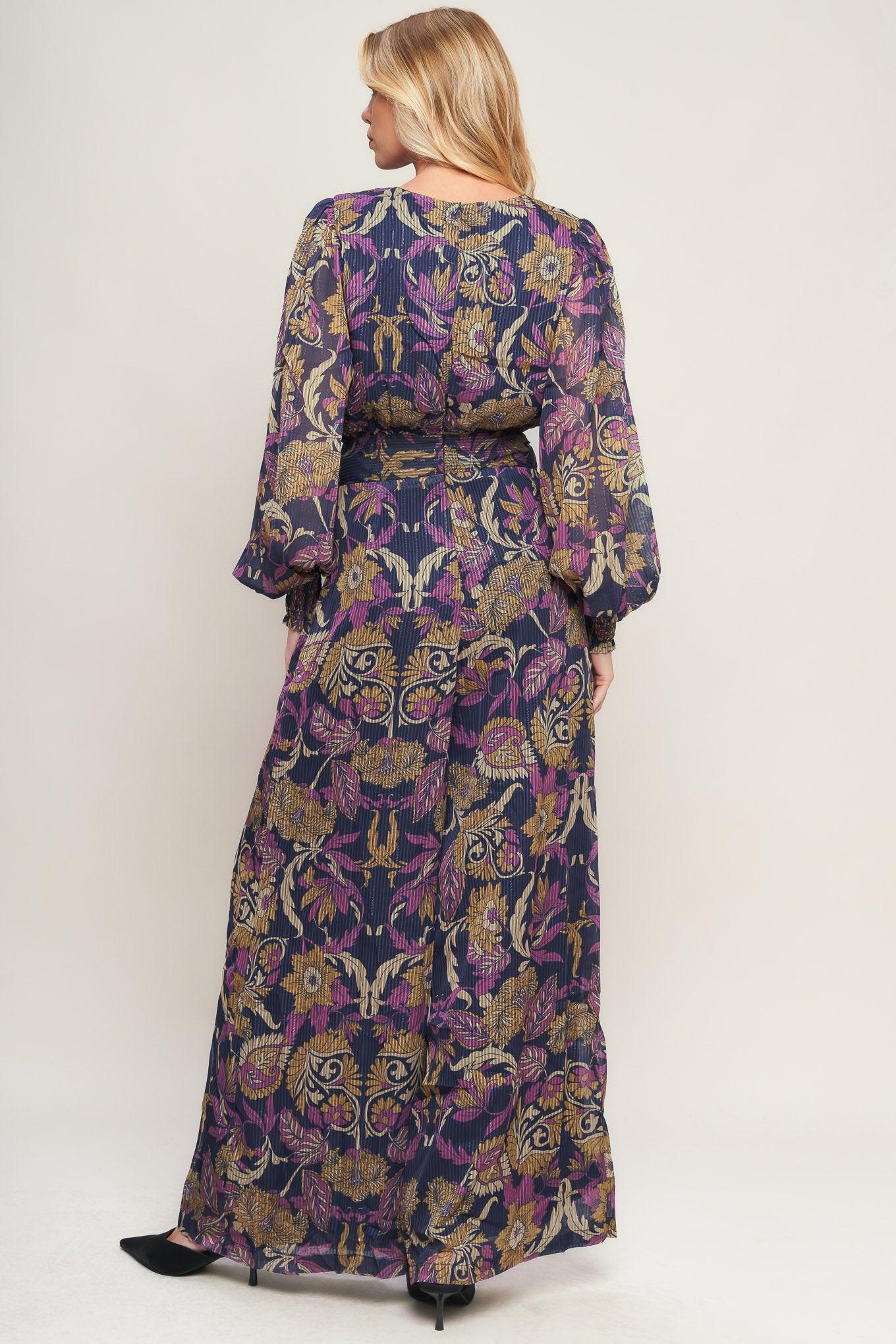 WHISPERING PINES WOVEN JUMPSUIT.