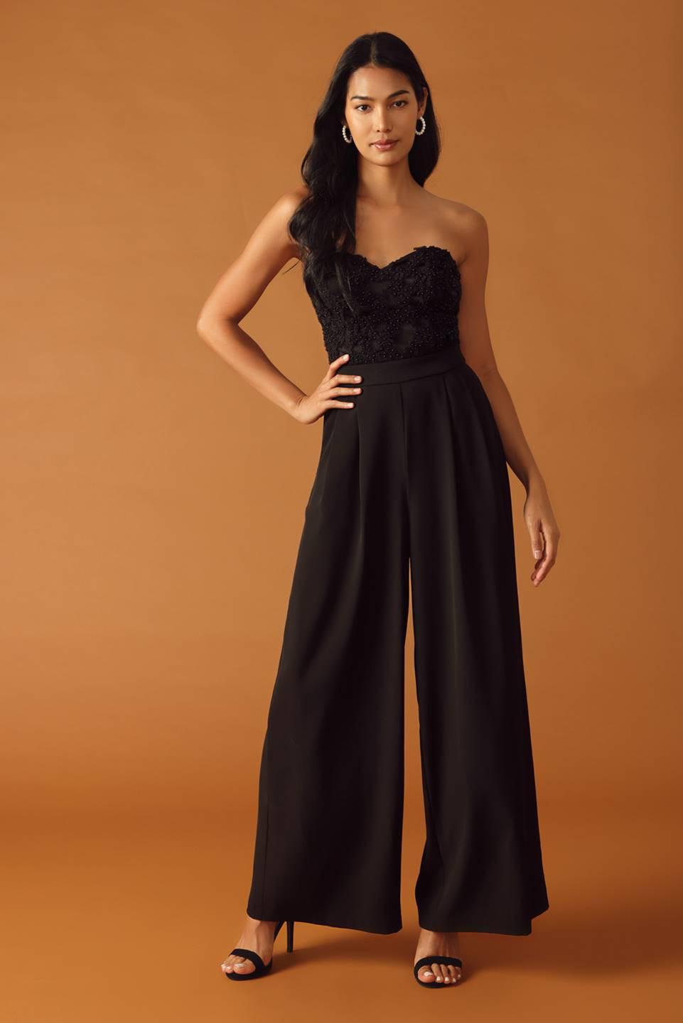 ALL MY LIFE WOVEN JUMPSUIT.