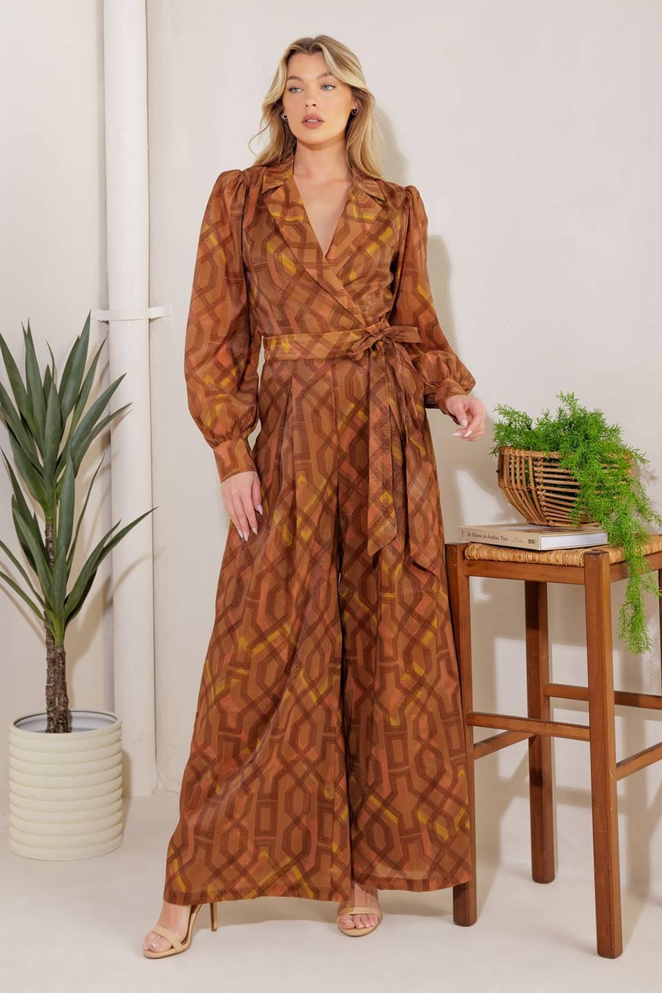 LOST IN THE STARS WOVEN JUMPSUIT.