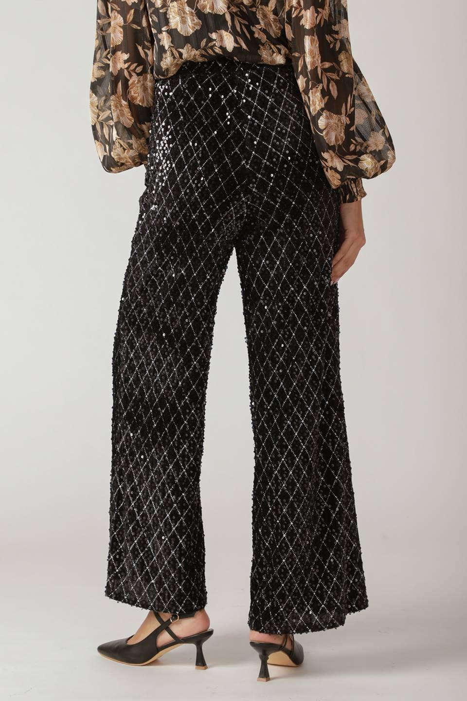 RUNNING OUT OF TIME SEQUIN PANTS.