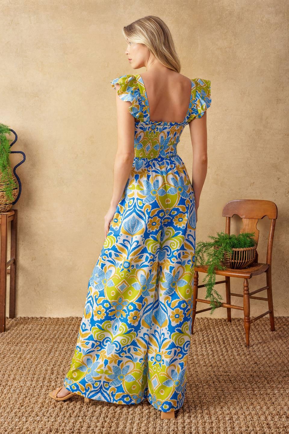 NO NEED TO WORRY WOVEN JUMPSUIT - Flying Tomato - JUMPSUIT - Flying Tomato