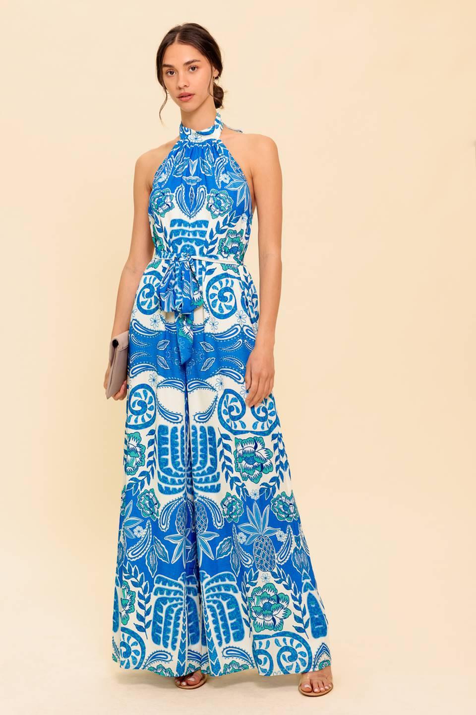 CROSS YOUR MIND WOVEN JUMPSUIT.