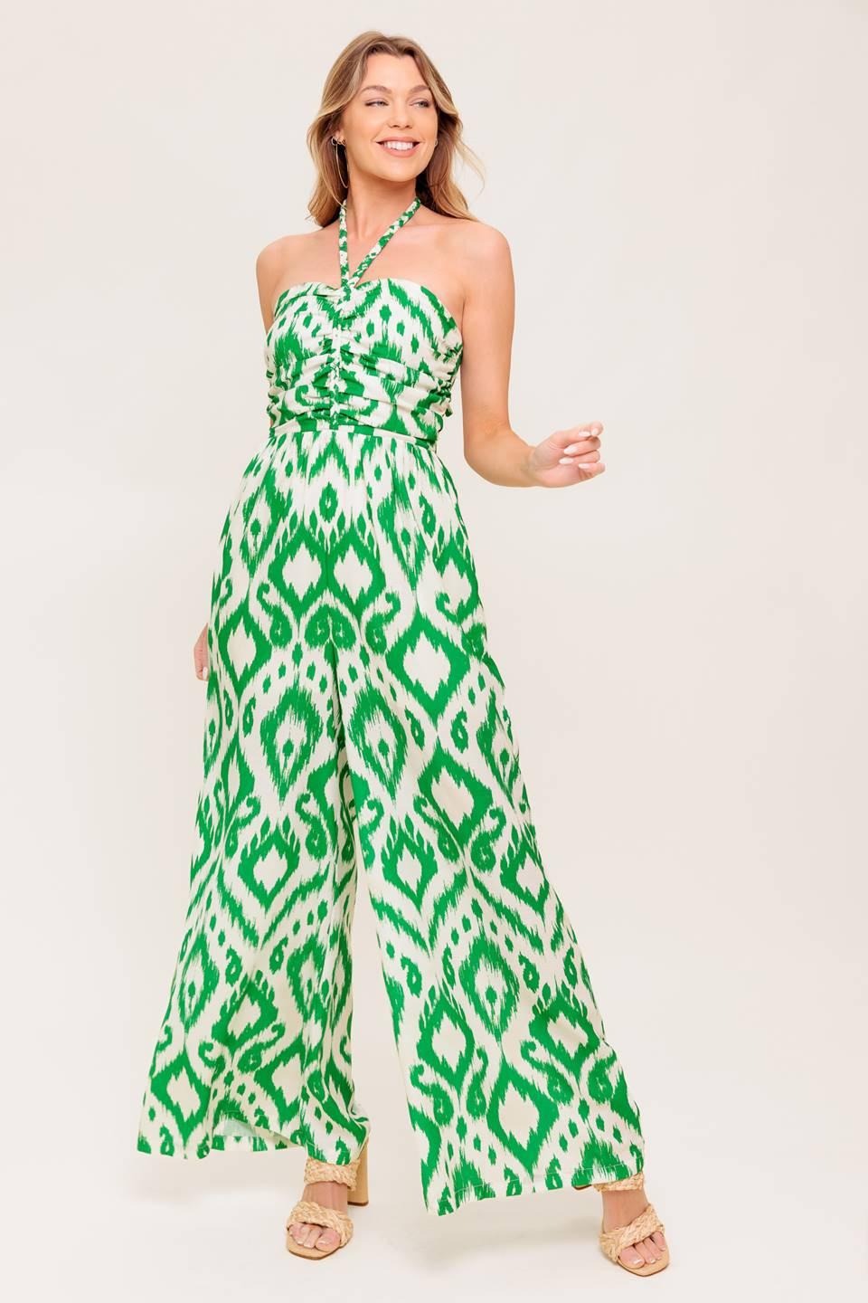 white dress with a touch of green Endless Rose White and Green Size S Dress – Swap Boutique main image 1